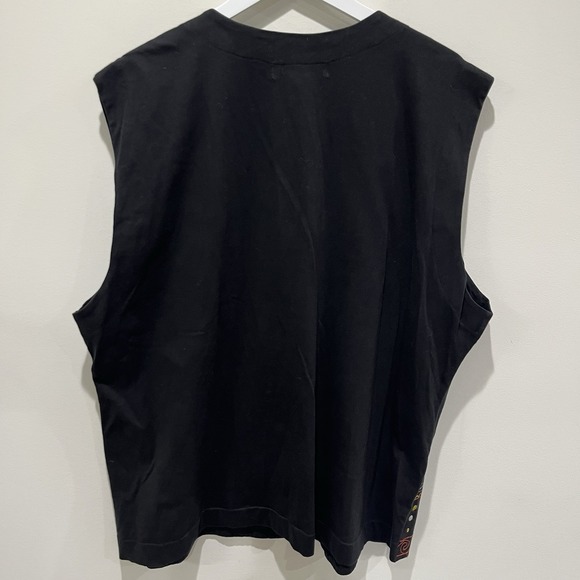 Vtg Victoria Jones Vest 3X Floral Embroidered  Whimsical Artsy Colorful Butterfl - Picture 4 of 7